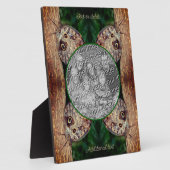 Plaque Photo Papillon Chouette Brown Créez votre propre photo (Côté)