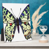Plaque Photo papillon coloré (Côté)