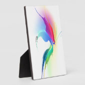 Plaque Photo Papillon de peinture Abstrait (Côté)