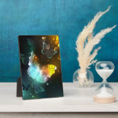 Plaque Photo Papillon lumineux et papillons de nuit (Côté)