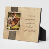 Plaque Photo Papillon Monarque vintage (Côté)