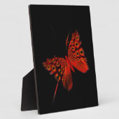 Plaque Photo Papillon Rouge (Côté)