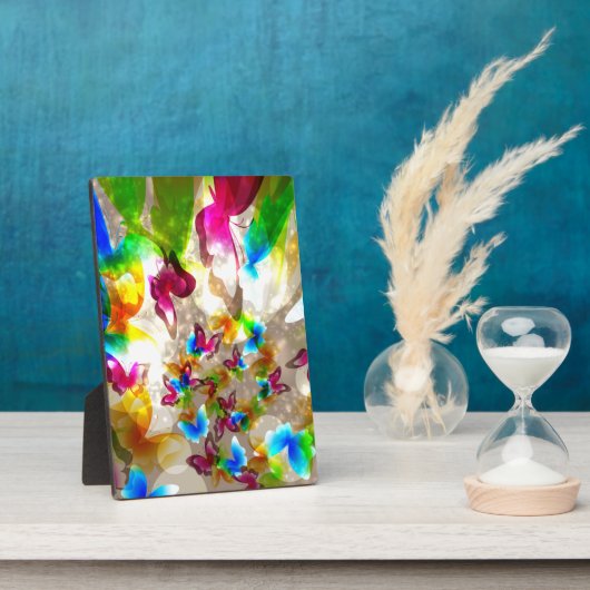 Plaque Photo Papillons Abstraits (Côté)