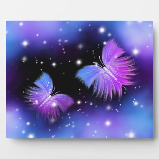 Plaque Photo Papillons de l'Imaginaire spatial Cosmique (Devant)