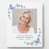 Plaque Photo Papillons Photo Memorial Hommage Keepsaké (Devant)