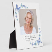 Plaque Photo Papillons Photo Memorial Hommage Keepsaké (Côté)