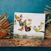 Plaque Photo Papillons vintages & Fée Vieux art d'illustration (Côté)