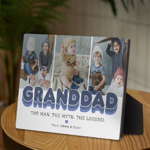 Plaque Photo Papy homme mythe légende photo