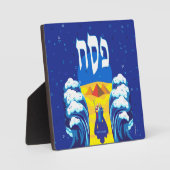 Plaque Photo Pâque Moïse Israélites Exode Art Contemporain (Recto)