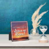 Plaque Photo PÂQUES Jésus ressuscité Résurrection CHRÉTIEN (Insitu)