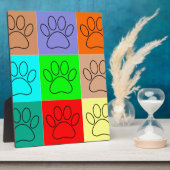 Plaque Photo Paquets De Chiots Mignons En Carré (Côté)