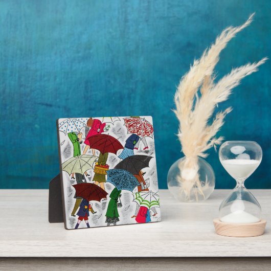 Plaque Photo Parapluies (Insitu)