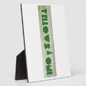 Plaque Photo Parc national de Yellowstone (Côté)