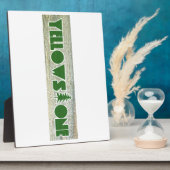 Plaque Photo Parc national de Yellowstone (Côté)