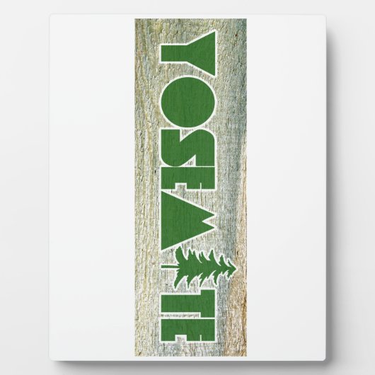 Plaque Photo Parc national de Yosemite (Devant)