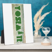 Plaque Photo Parc national de Yosemite (Côté)