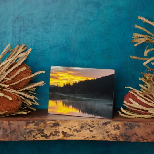 Plaque Photo Parc national des Rocheuses Colorado (Côté)
