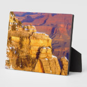 Plaque Photo Parc national du Grand Canyon en hiver (Côté)