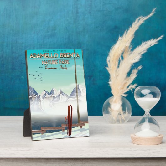 Plaque Photo Parc naturel d'Adamello Brenta Italie Impression d (Côté)