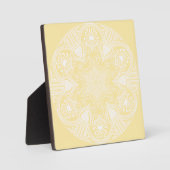 Plaque Photo Parchment Mandala (Recto)