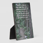 Plaque Photo Parcours le chemin (Côté)