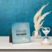 Plaque Photo Parfois Nous Sommes Testés (Insitu)