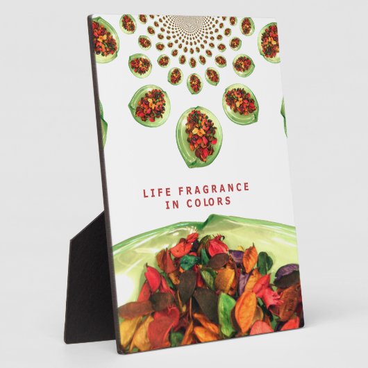 Plaque Photo Parfum de vie : Potpourri message inspirant (Côté)