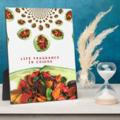 Plaque Photo Parfum de vie : Potpourri message inspirant (Côté)