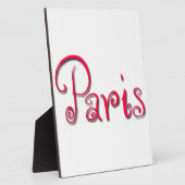Plaque Photo Paris (Côté)