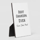 Plaque Photo Paris grand-père jamais grand-père cadeaux nom sim (Côté)