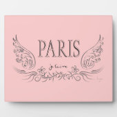 Plaque Photo PARIS Je t'aime (Devant)
