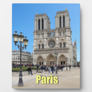Plaque Photo PARIS Notre Dame