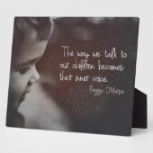 Plaque Photo Parlez à nos enfants (Côté)