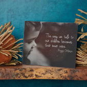 Plaque Photo Parlez à nos enfants (Côté)