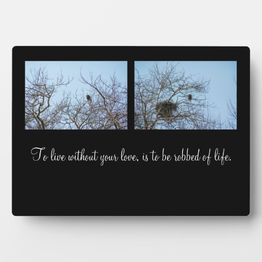 Plaque Photo Partenaires de vie (Devant)