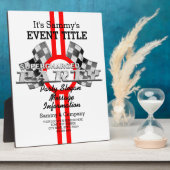 Plaque Photo Partie de performance surchargée personnalisée (Côté)