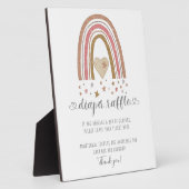 Plaque Photo Parties scintillant Arc-en-ciel rose moderne Étoil (Côté)