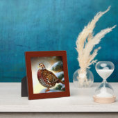 Plaque Photo Partridge de Noël 1 (Insitu)