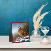 Plaque Photo Partridge de Noël 2 (Insitu)