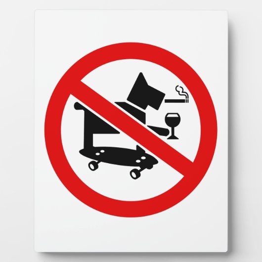 Plaque Photo Pas de chiens superbes (Devant)