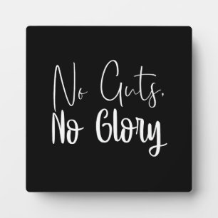 Plaque Photo Pas De Coups, Pas De Gloire, Gym, Hustle, Motivati