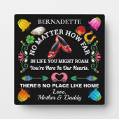 Plaque Photo Pas de place comme chez soi (Devant)