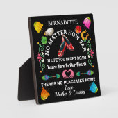 Plaque Photo Pas de place comme chez soi (Recto)