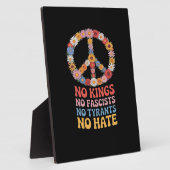 Plaque Photo Pas de rois, pas de fascistes, pas de tyrans, pas  (Côté)