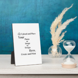 Plaque Photo Passez votre design ou votre photo téléchargée