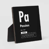 Plaque Photo Passion - Élément De Succès - Motivation (Recto)