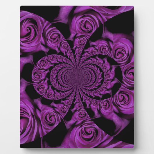Plaque Photo Passion violette : Royal Romance Roses (Devant)