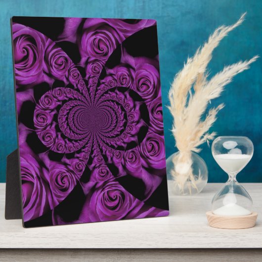 Plaque Photo Passion violette : Royal Romance Roses (Côté)