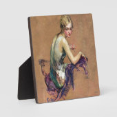 Plaque Photo Pastel Portrait (Recto)