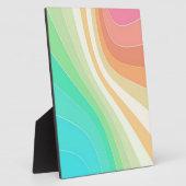 Plaque Photo Pastel Swirls (Côté)